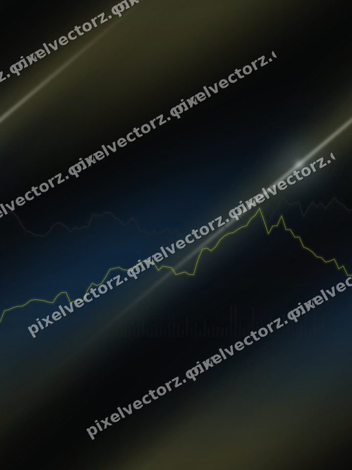 Nahtloser Neon Diagramm Hintergrund in Blau und Gelb