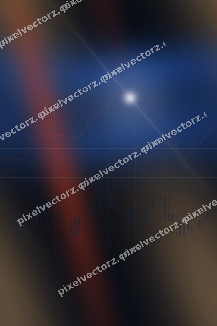 Nahtloser Neon Diagramm Hintergrund in Blau und Rot