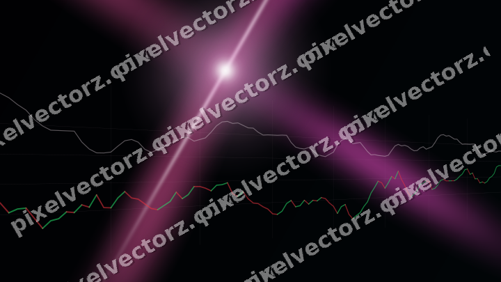 Leuchtender Neon Diagramm Hintergrund in Magenta und Violett