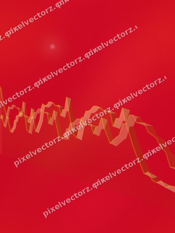 Nahtloser Neon Diagramm Hintergrund in Orange und Bernstein