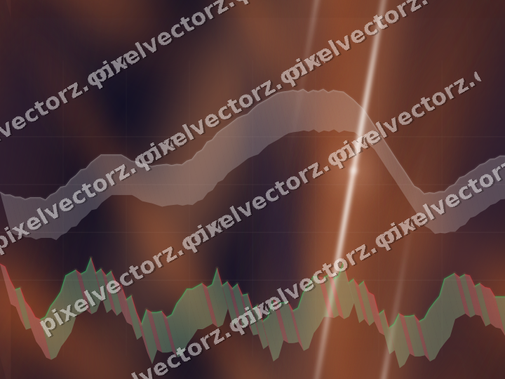 Nahtloser Neon Diagramm Hintergrund in Orange und Blau