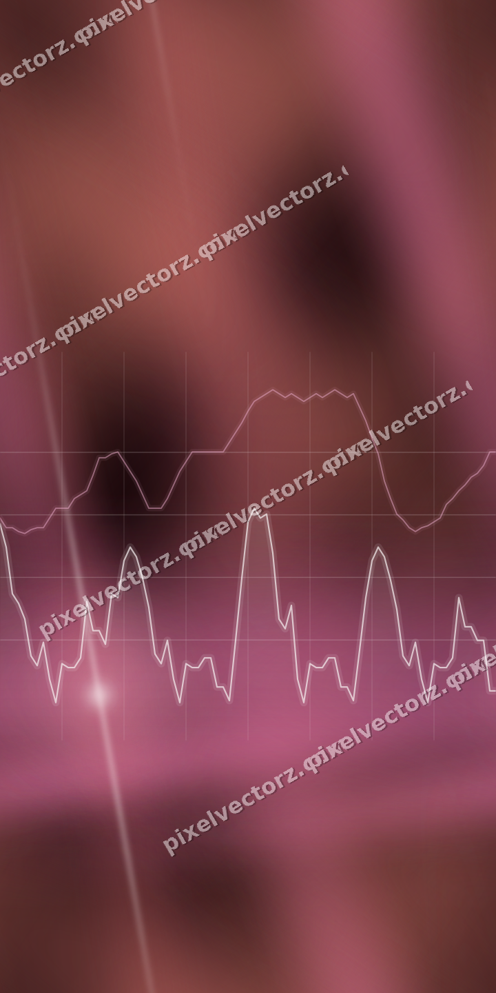 Nahtloser Neon Diagramm Hintergrund in Rosa und Rot