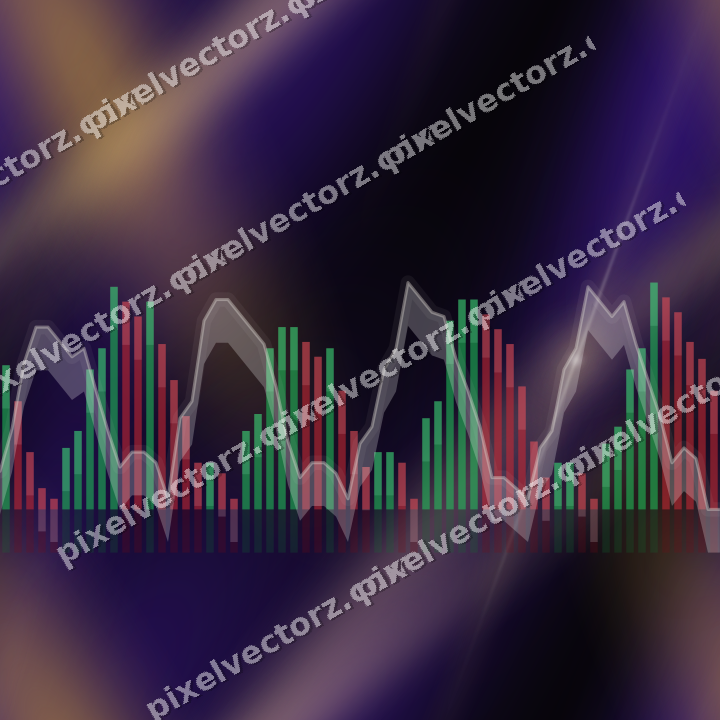 Nahtloser Neon Diagramm Hintergrund in Bernstein und Violett