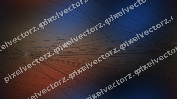 Nahtloser Neon Diagramm Hintergrund in Blau und Rot