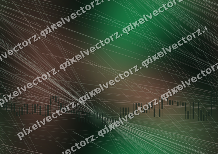 Nahtloser Neon Diagramm Hintergrund in Grün und Rot