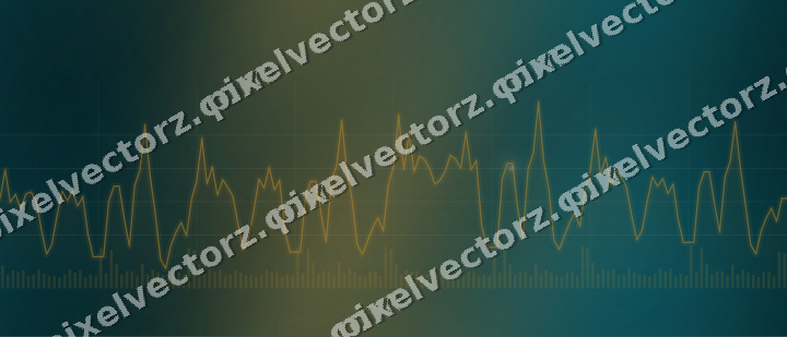 Nahtloser Neon Diagramm Hintergrund in Bernstein und Dunkelpetrol