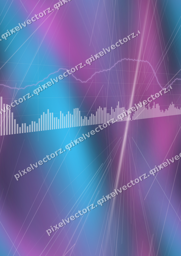 Nahtloser Neon Diagramm Hintergrund in Magenta und Violett