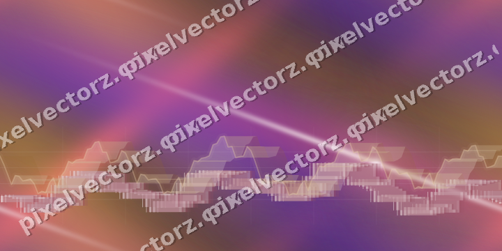 Nahtloser Neon Diagramm Hintergrund in Rosa und Bernstein