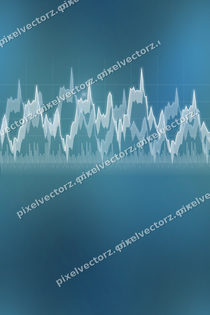 Nahtloser Neon Diagramm Hintergrund in Blau und Petrol