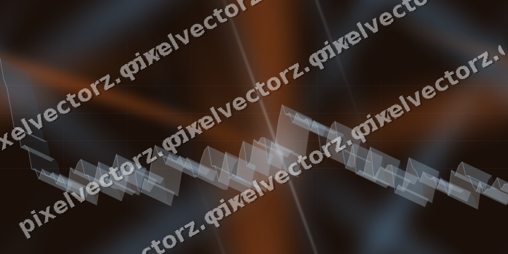 Nahtloser Neon Diagramm Hintergrund in Blau und Orange
