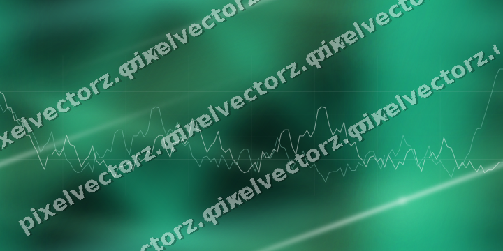 Nahtloser Neon Diagramm Hintergrund in Grün und Petrol