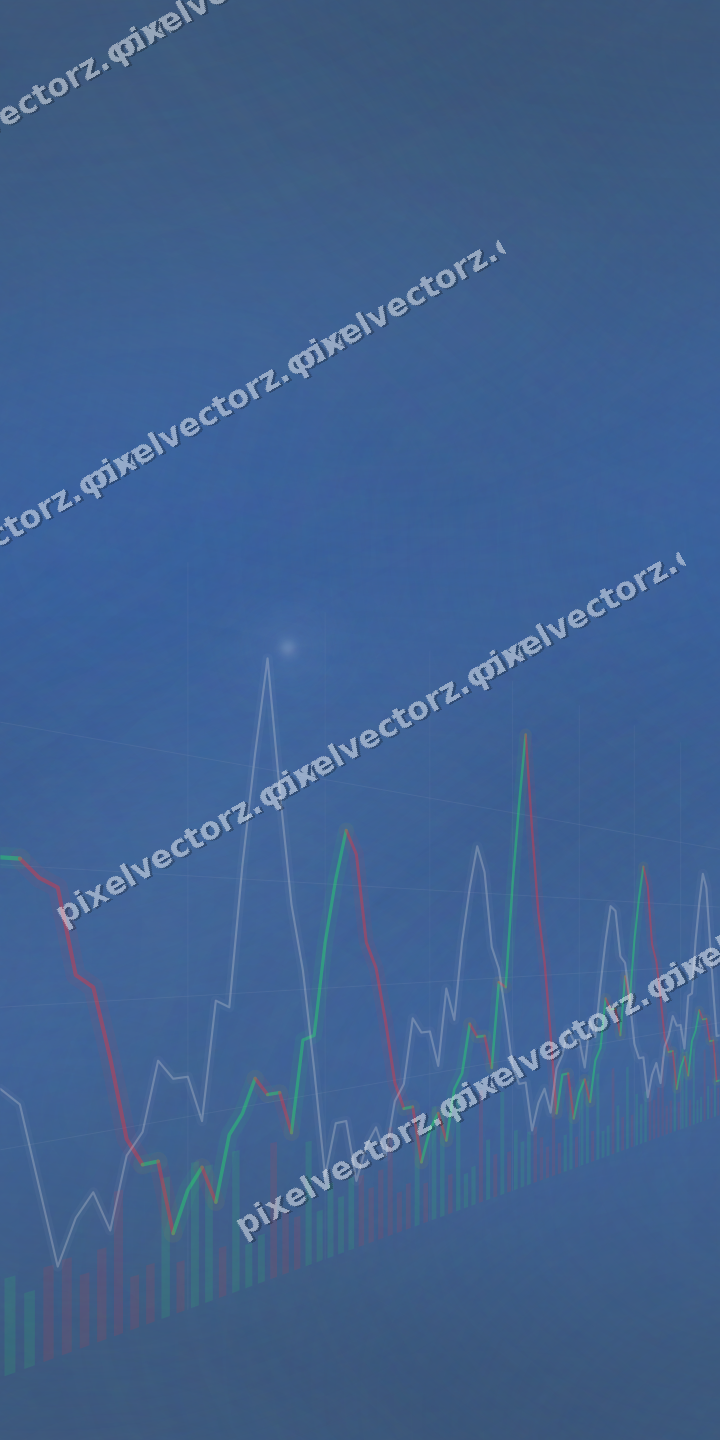 Nahtloser Neon Diagramm Hintergrund in Blau
