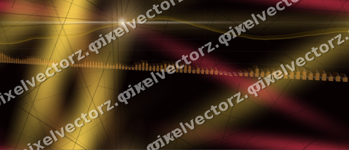 Nahtloser Neon Diagramm Hintergrund in Orange und Bernstein