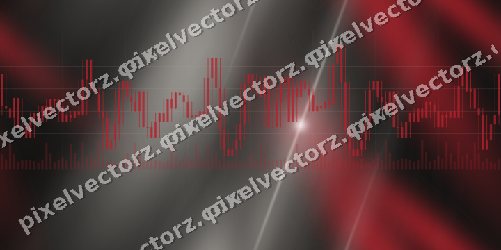 Nahtloser Neon Diagramm Hintergrund in Rot und Blassbernstein