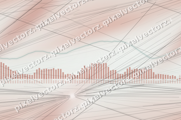 Nahtloser Pastell Diagramm Hintergrund in Rot und Orange
