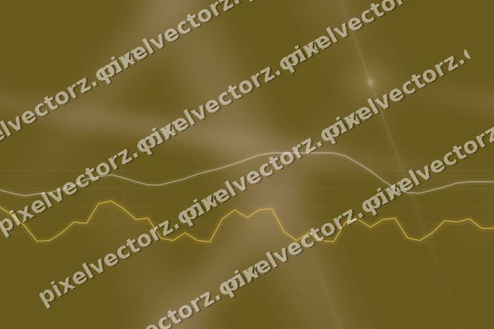 Nahtloser Neon Diagramm Hintergrund in Bernstein und Blassorange