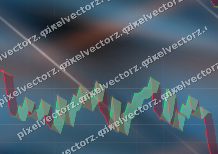Nahtloser Neon Diagramm Hintergrund in Orange und Türkis