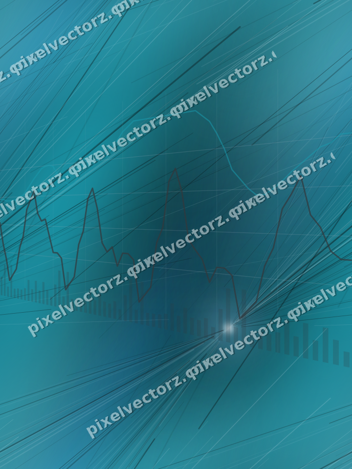 Nahtloser Neon Diagramm Hintergrund in Blau und Petrol
