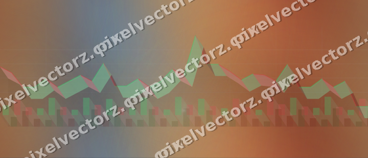 Nahtloser Neon Diagramm Hintergrund in Blau und Rot
