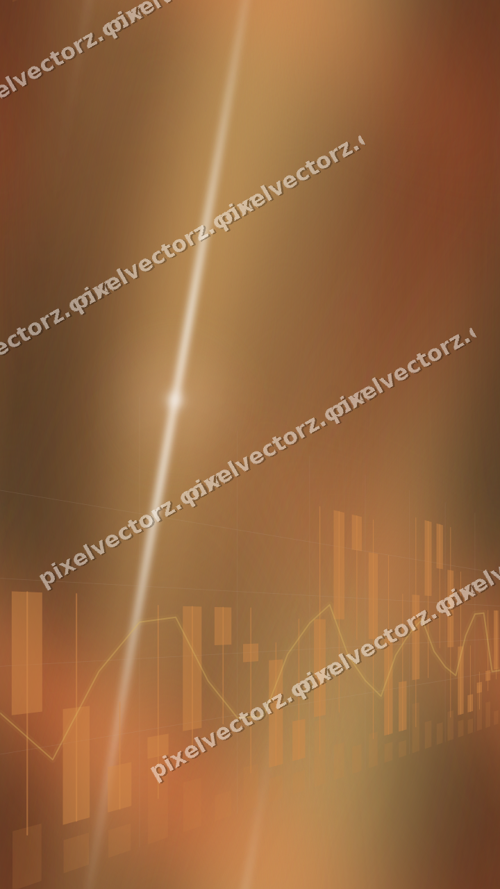 Nahtloser Neon Diagramm Hintergrund in Orange und Bernstein