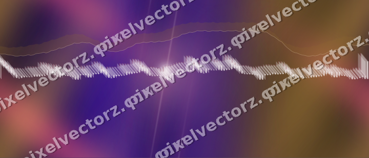 Nahtloser Neon Diagramm Hintergrund in Rosa und Bernstein