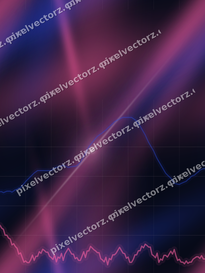 Nahtloser Neon Diagramm Hintergrund in Rosa und Blau