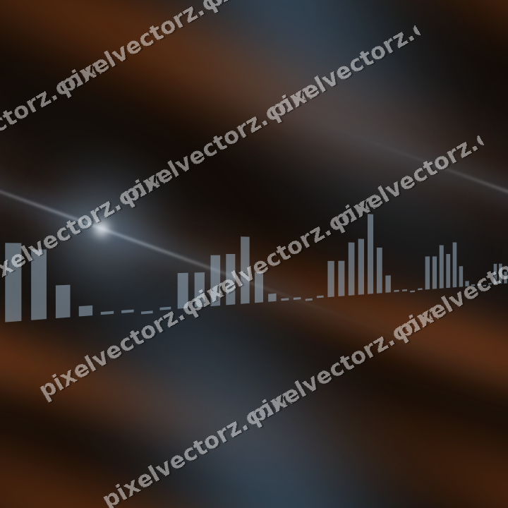 Nahtloser Neon Diagramm Hintergrund in Blau und Orange