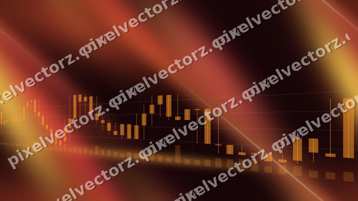Nahtloser Neon Diagramm Hintergrund in Orange und Bernstein
