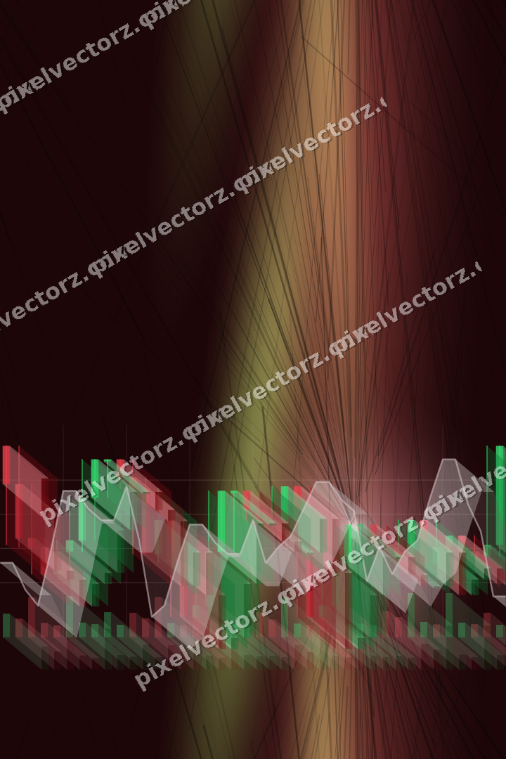 Nahtloser Neon Diagramm Hintergrund in Rot und Grün