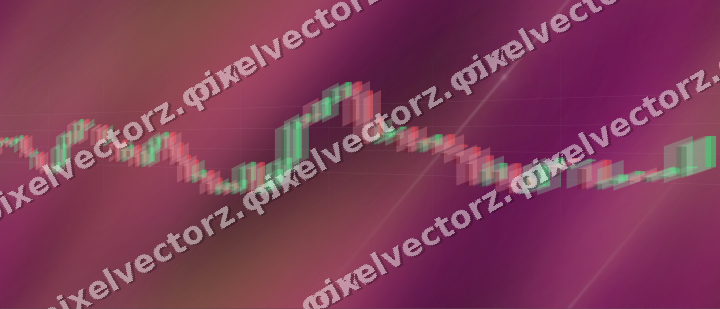 Nahtloser Neon Diagramm Hintergrund in Magenta und Bernstein
