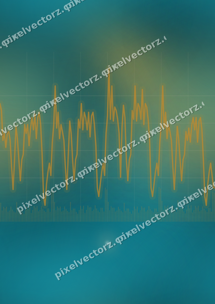 Nahtloser Neon Diagramm Hintergrund in Bernstein und Petrol