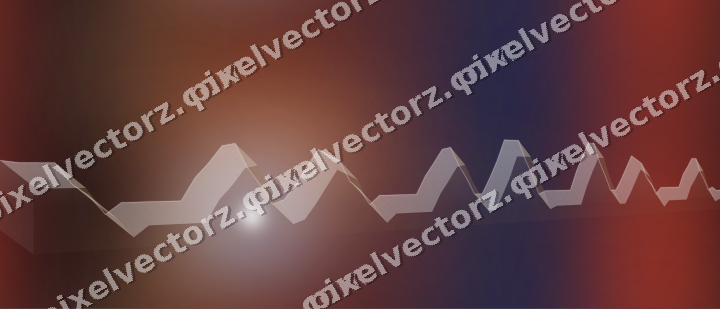 Nahtloser Neon Diagramm Hintergrund in Blau und Rot