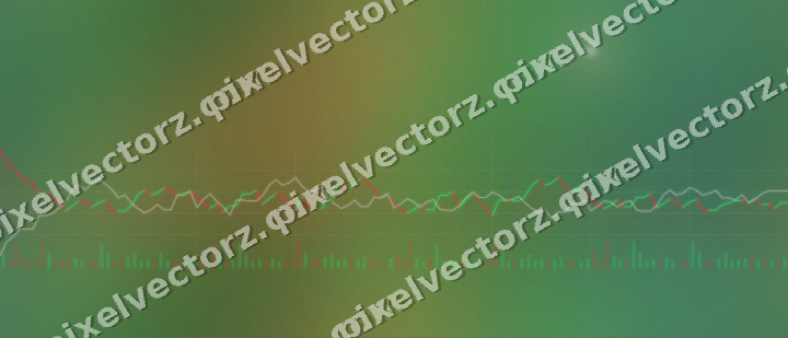 Nahtloser Neon Diagramm Hintergrund in Rot und Orange