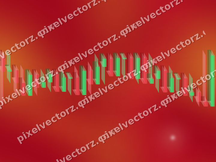 Nahtloser Neon Diagramm Hintergrund in Orange und Bernstein