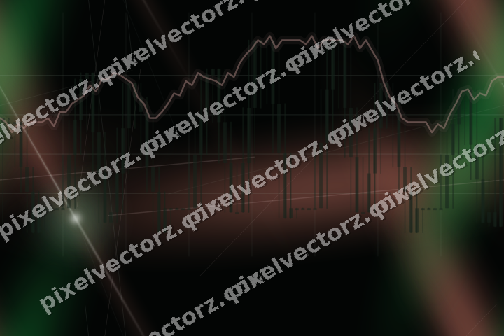 Nahtloser Neon Diagramm Hintergrund in Grün und Rot