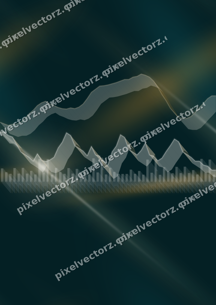 Nahtloser Neon Diagramm Hintergrund in Bernstein und Dunkelpetrol