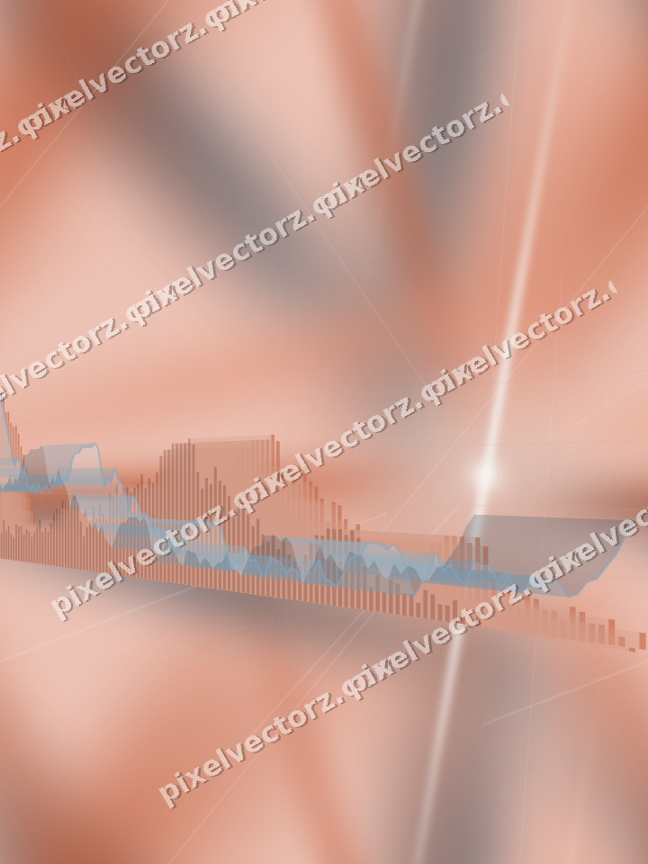 Nahtloser Pastell Diagramm Hintergrund in Orange und Türkis