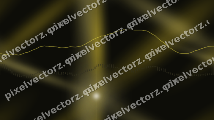 Nahtloser Neon Diagramm Hintergrund in Bernstein und Gelb