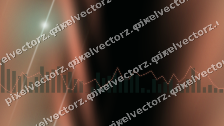Nahtloser Neon Diagramm Hintergrund in Grün und Orange