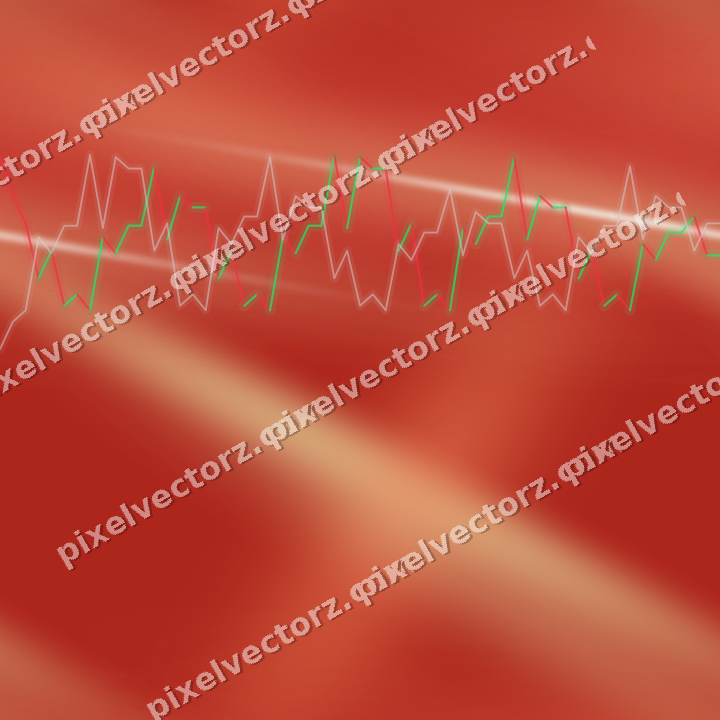 Nahtloser Neon Diagramm Hintergrund in Rot und Orange