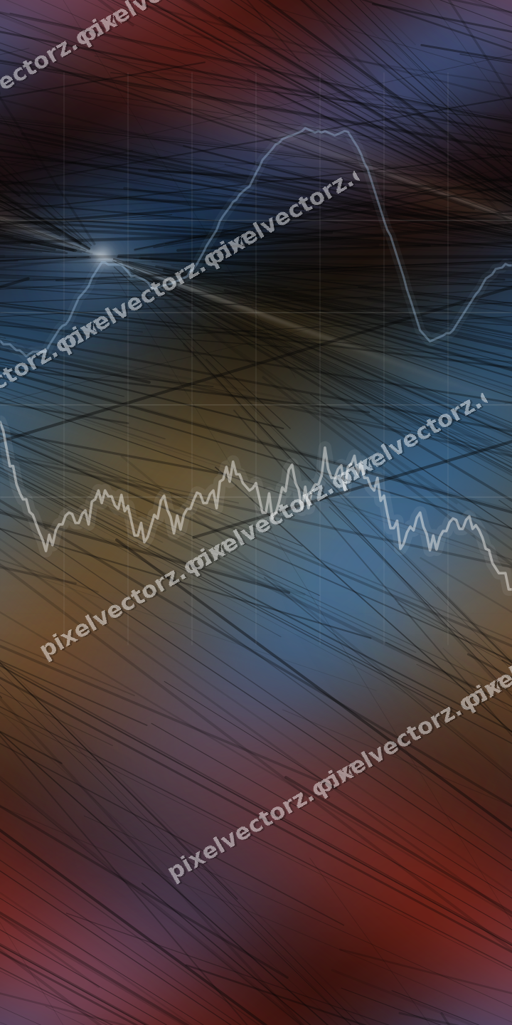Nahtloser Neon Diagramm Hintergrund in Blau und Rot