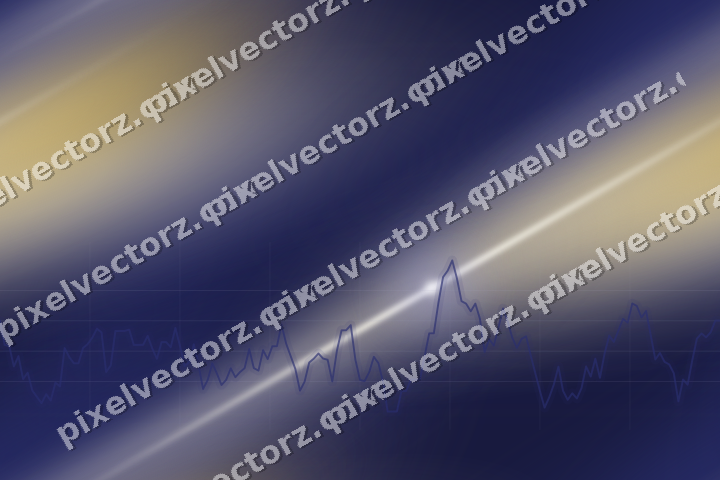 Nahtloser Neon Diagramm Hintergrund in Dunkelblau und Bernstein
