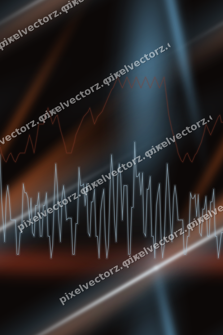 Nahtloser Neon Diagramm Hintergrund in Türkis und Rot