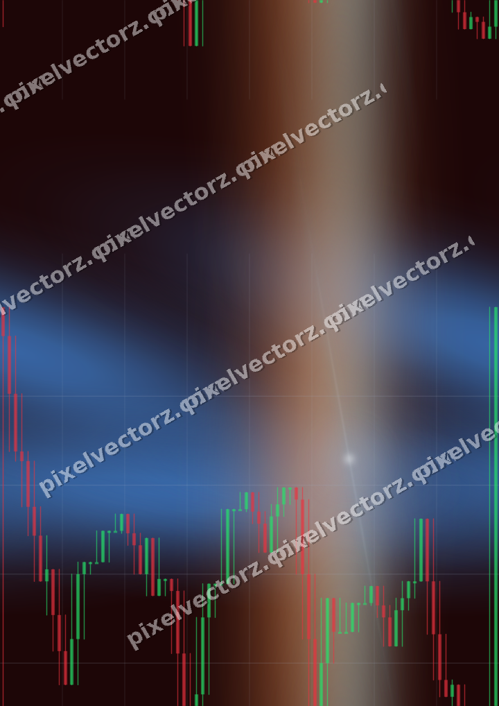 Nahtloser Neon Diagramm Hintergrund in Blau und Rot