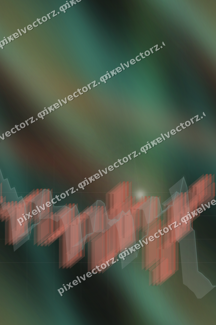 Nahtloser Neon Diagramm Hintergrund in Rot und Orange