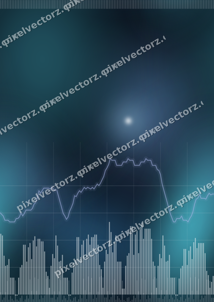Nahtloser Neon Diagramm Hintergrund in Türkis und Blau