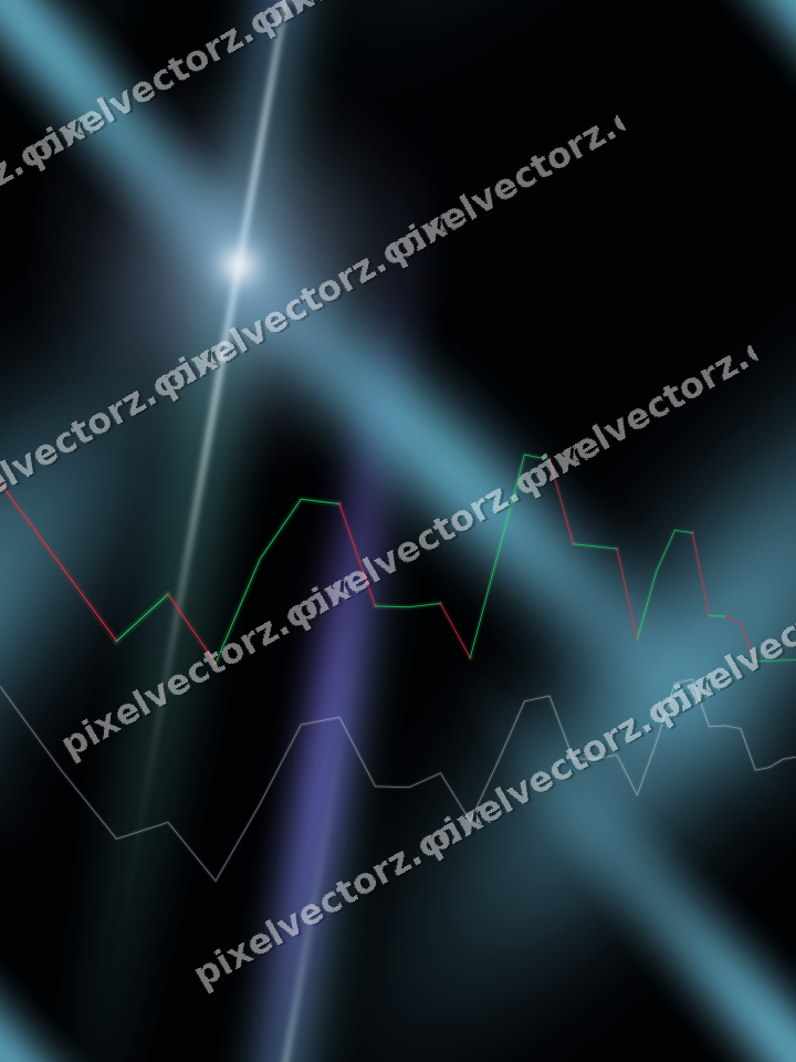 Nahtloser Neon Diagramm Hintergrund in Blau und Türkis