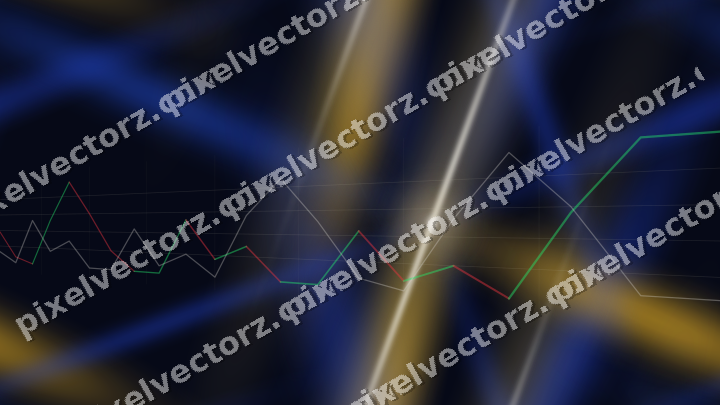 Nahtloser Neon Diagramm Hintergrund in Bernstein und Blau