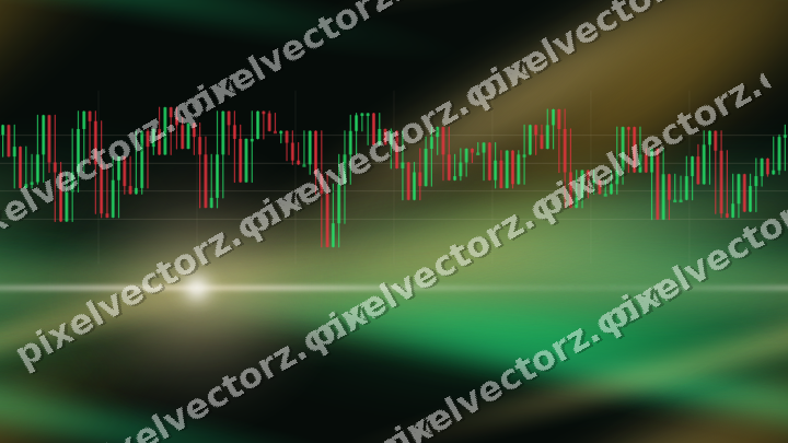 Nahtloser Neon Diagramm Hintergrund in Bernstein und Grün