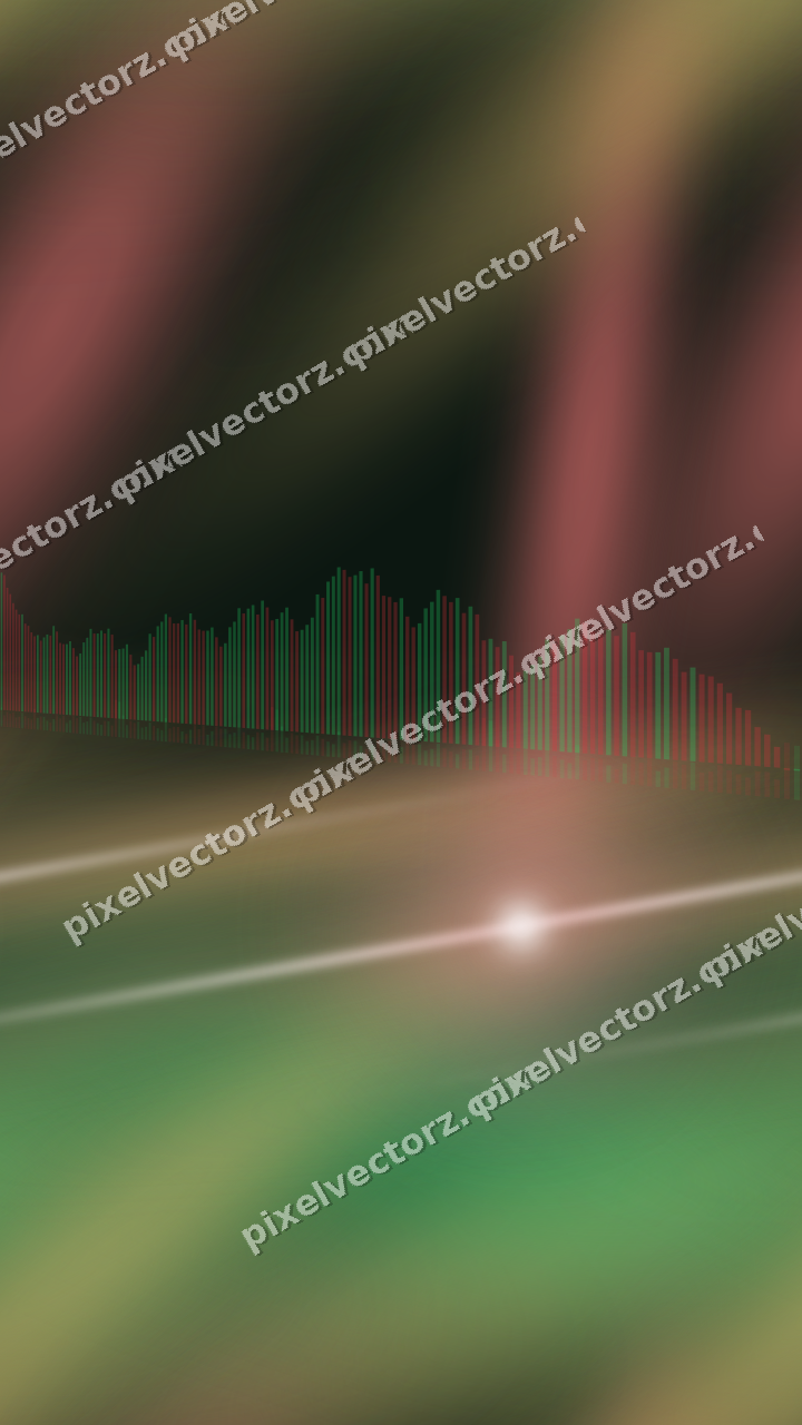 Nahtloser Neon Diagramm Hintergrund in Rot und Grün